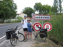 Arrive  Narbonne : YES ! on l'a fait !
