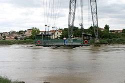 Le transbordeur de Rochefort en fonctionnement