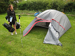 Une des solutions de sauvetage de notre tente