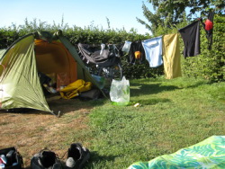 Camping, lessive et repos